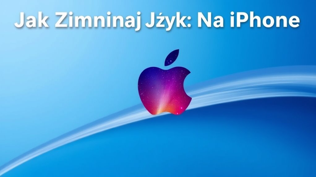 change language on iphone