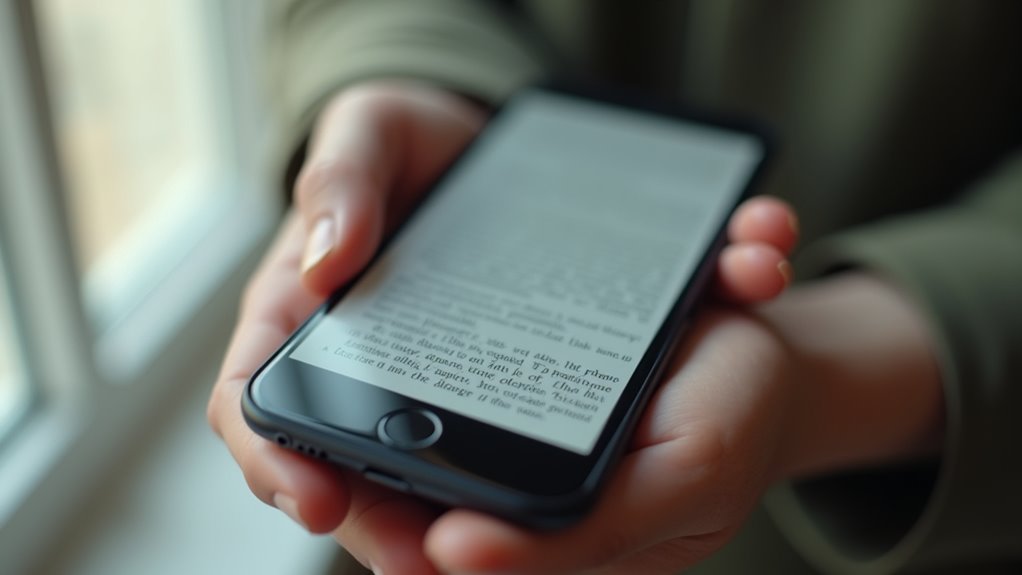 używanie iPhone'a jako lupy